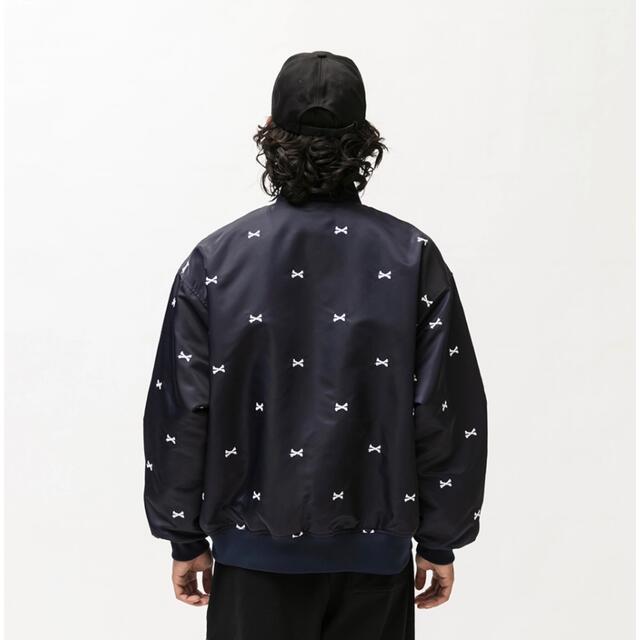 W)taps(ダブルタップス)のWTAPS 2022SS TEAM JACKET BLACK XLサイズ メンズのジャケット/アウター(ナイロンジャケット)の商品写真