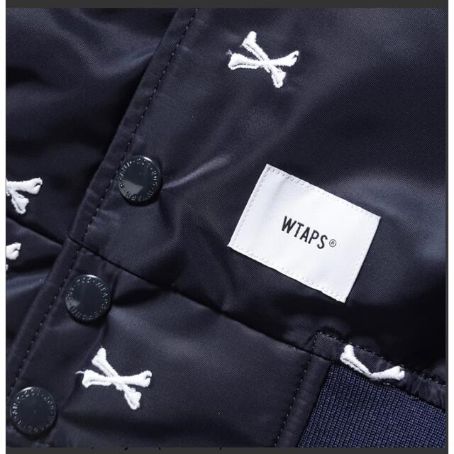 W)taps(ダブルタップス)のWTAPS 2022SS TEAM JACKET BLACK XLサイズ メンズのジャケット/アウター(ナイロンジャケット)の商品写真