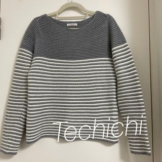 テチチ(Techichi)のTechichi❁｡ﾟバイカラー ボーダー レディース ニット(ニット/セーター)