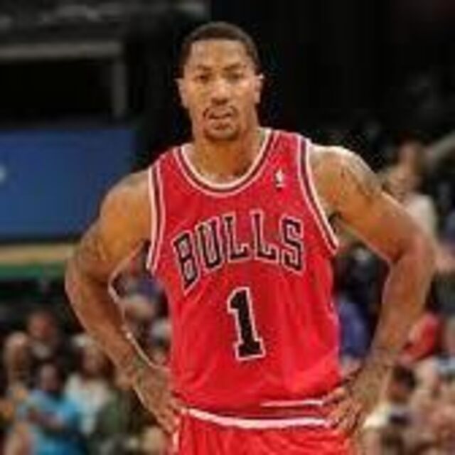 美品Adidas NBA CHICAGO BULLS 1 ROSE Jersey