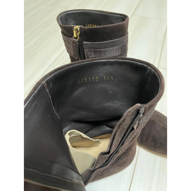 Gucci - ショートブーツ / GUCCI(グッチ)/ スエード / 茶色 / 23.5cmの