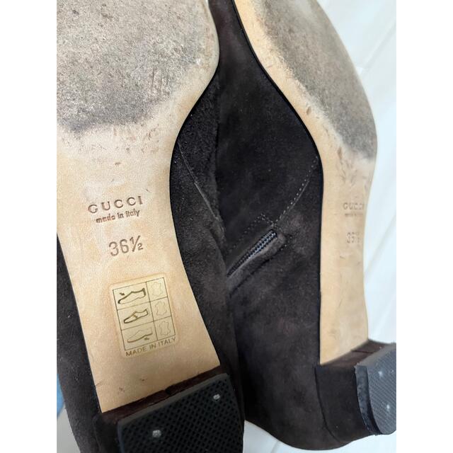 Gucci - ショートブーツ / GUCCI(グッチ)/ スエード / 茶色 / 23.5cmの