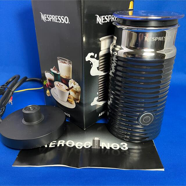 Nestle(ネスレ)の【匿名配送・未使用品】Nespresso Aeroccino3 ミルクフローザー スマホ/家電/カメラの調理家電(エスプレッソマシン)の商品写真