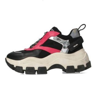 プラダ(PRADA)のプラダ 586 ブロック レースアップスニーカー 36.5(スニーカー)