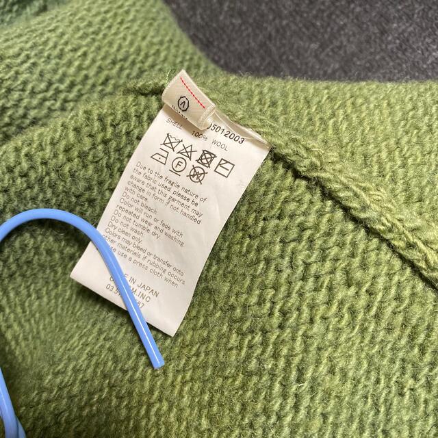 visvim selmer long cardigan uneven dye