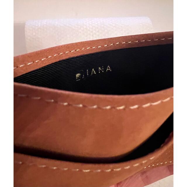 DIANA(ダイアナ)のDIANA 名刺入れ カードケース ブラウン レディースのファッション小物(名刺入れ/定期入れ)の商品写真