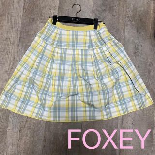 フォクシー(FOXEY)のFOXEY フォクシー　新品　春夏　スカート　40 送料込み(ひざ丈スカート)