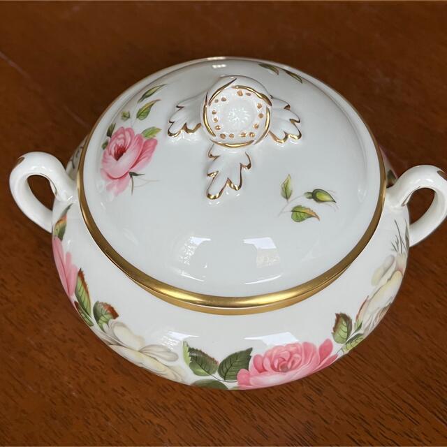 Royal Worcester(ロイヤルウースター)の【レア美品】ロイヤルウースター★ロイヤルガーデン★シュガー＆クリーマー インテリア/住まい/日用品のキッチン/食器(食器)の商品写真