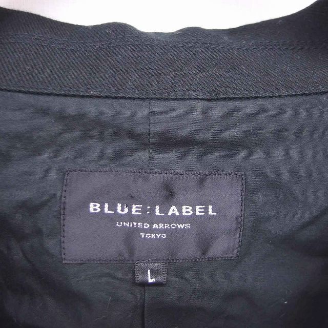 UNITED ARROWS(ユナイテッドアローズ)のユナイテッドアローズ ブルーレーベル ジャケット テーラード 背抜き L 黒 メンズのジャケット/アウター(テーラードジャケット)の商品写真
