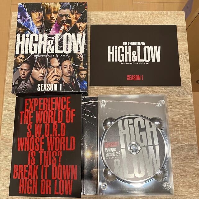 HiGH&LOW Blu-ray セット エンタメ/ホビーのDVD/ブルーレイ(TVドラマ)の商品写真