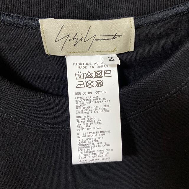 Yohji Yamamoto(ヨウジヤマモト)のヨウジヤマモト Tシャツ サイズ2 S yohji yamamoto メンズのトップス(Tシャツ/カットソー(半袖/袖なし))の商品写真