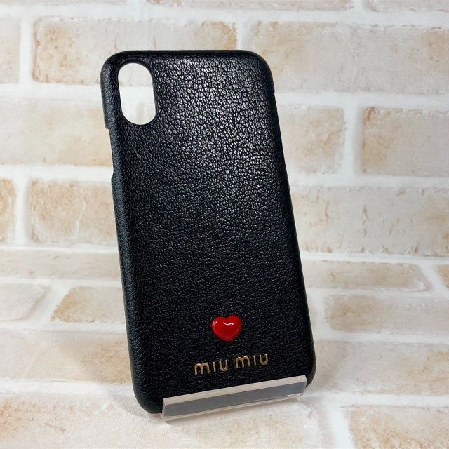 未使用　MIUMIU ミュウミュウ iPhoneXS X ケースiPhoneケース