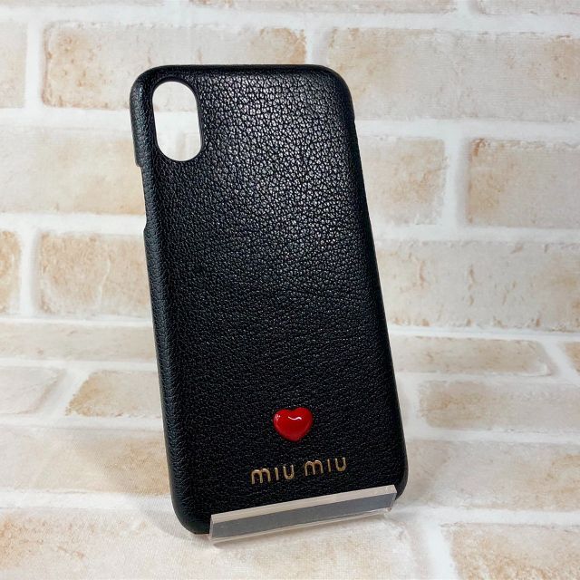 miumiu(ミュウミュウ)の限定価格★miumiu iPhone X XS ケース 新品 稀少 未使用 スマホ/家電/カメラのスマホアクセサリー(iPhoneケース)の商品写真
