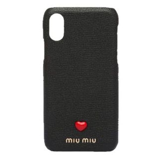 ミュウミュウ(miumiu)の限定価格★miumiu iPhone X XS ケース 新品 稀少 未使用(iPhoneケース)