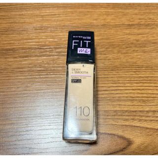 メイベリン(MAYBELLINE)のフィットミーリキッドファンデーション 110(ファンデーション)