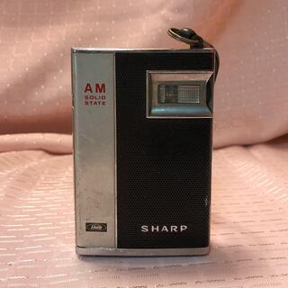 シャープ(SHARP)のシャープ BP-102J 6石トランジスターポケット型ラジオ 1967年製(ラジオ)