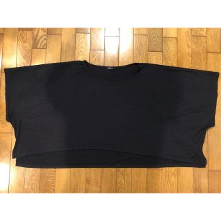 イング(INGNI)のINGNI  イング　トップス　カットソー　Tシャツ　ドルマン　黒　M(カットソー(長袖/七分))