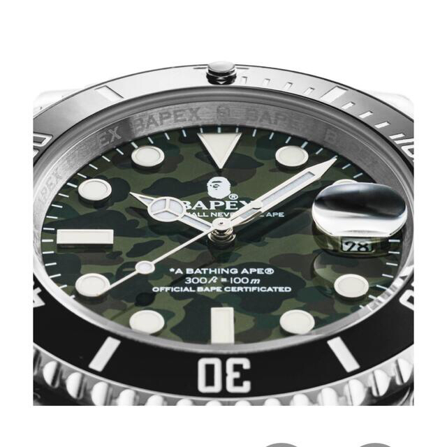 A BATHING APE(アベイシングエイプ)のBAPEX 1stCAMO TYPE1 アベイシングエイプ　サルマリーナ メンズの時計(腕時計(アナログ))の商品写真