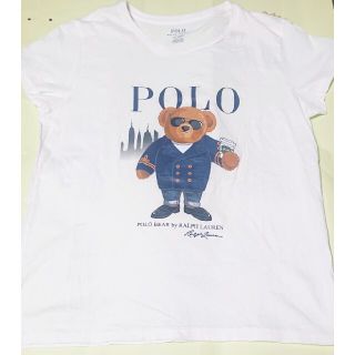 ポロラルフローレン(POLO RALPH LAUREN)の【ポロラルフローレン！】Tシャツ レディース 白 ♪(Tシャツ(半袖/袖なし))