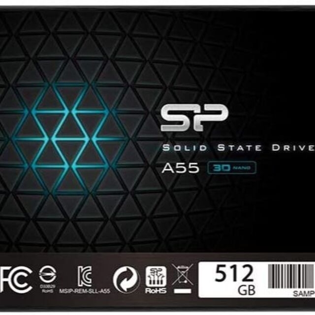 シリコンパワー SSD 512GB 3D NAND採用 SATA3 1