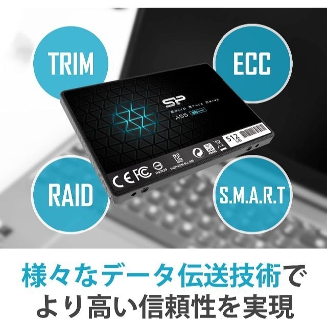 シリコンパワー SSD 1TB 3D NAND採用