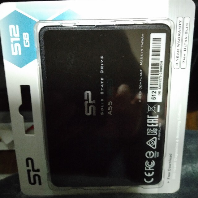 シリコンパワー SSD 512GB 3D NAND採用 SATA3 9