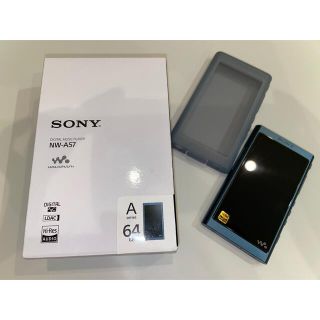 ウォークマン(WALKMAN)のウォークマン　Aシリーズ64GB ※フィルム/ケース付※(ポータブルプレーヤー)