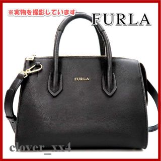 フルラ(Furla)の【美品 2019年】 フルラ ショルダーバッグ ブラック 黒 FURLA バッグ(ショルダーバッグ)