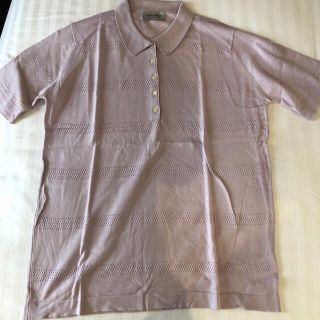 ジョンスメドレー(JOHN SMEDLEY)の新品(タグが取れています)　ジョンスメドレー　半袖サマーニットポロシャツMサイズ(ニット/セーター)