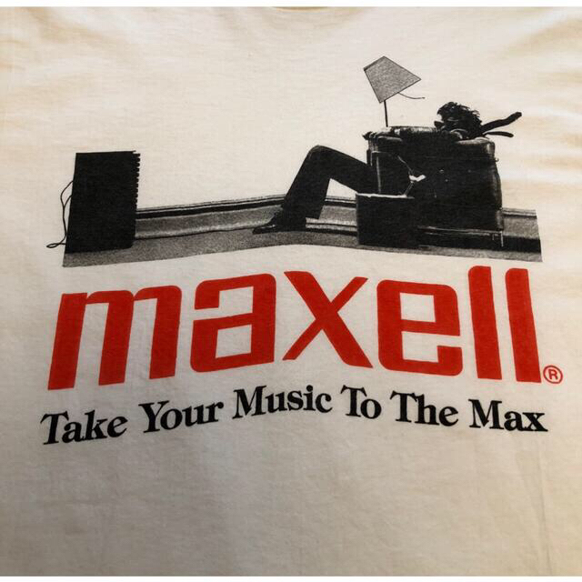 maxell(マクセル)のMaxell マクセル Ｔシャツ メイドインUS シングルステッチ メンズ M メンズのトップス(Tシャツ/カットソー(半袖/袖なし))の商品写真