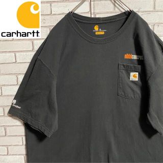 カーハート(carhartt)の90s 古着 カーハート ロゴタグ ポケットT ビッグシルエット ゆるだぼ(Tシャツ/カットソー(半袖/袖なし))