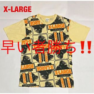 エクストララージ(XLARGE)の【人気】X-LARGE　エクストララージ　総柄Tシャツ　ゴリラ　オーバーサイズ(Tシャツ/カットソー(半袖/袖なし))