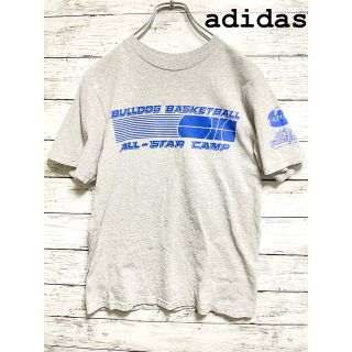 アディダス(adidas)のアディダス  Tシャツ  キッズ　SIZE M   半袖   グレー(Tシャツ/カットソー)