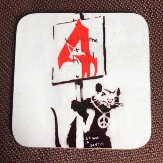 BANKSY コースター(テーブル用品)