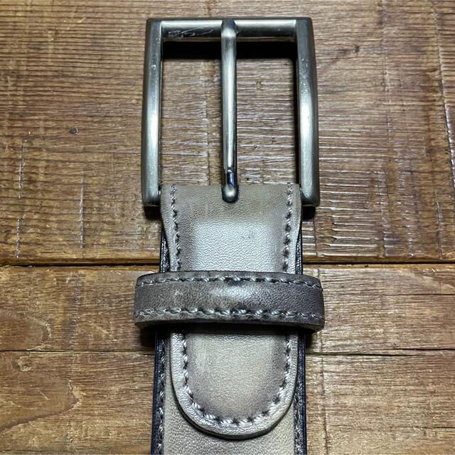 Anderson's(アンダーソンズ)のMAGNANNI Gray Patine Finish Leather Belt メンズのファッション小物(ベルト)の商品写真