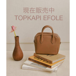 トプカピ(TOPKAPI)の未使用＊今季販売中 TOPKAPI EFOLE レザースクエアボストンバッグ(ハンドバッグ)