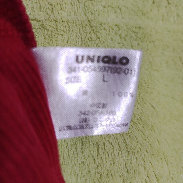 UNIQLO(ユニクロ)のユニクロ　タンクトップ　レッド　Lサイズ メンズのトップス(タンクトップ)の商品写真