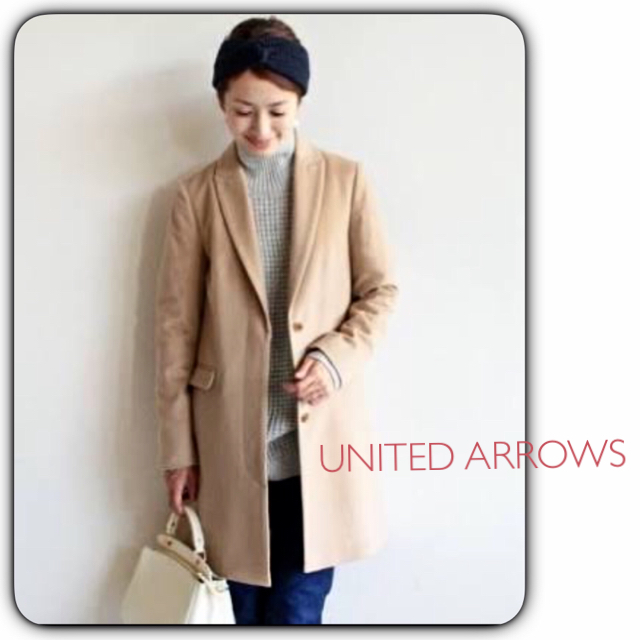 BEAUTY&YOUTH UNITED ARROWS(ビューティアンドユースユナイテッドアローズ)の3.7万ビューティ＆ユース＊ダブルメルトン チェスターコート/イエナ スローブ レディースのジャケット/アウター(チェスターコート)の商品写真