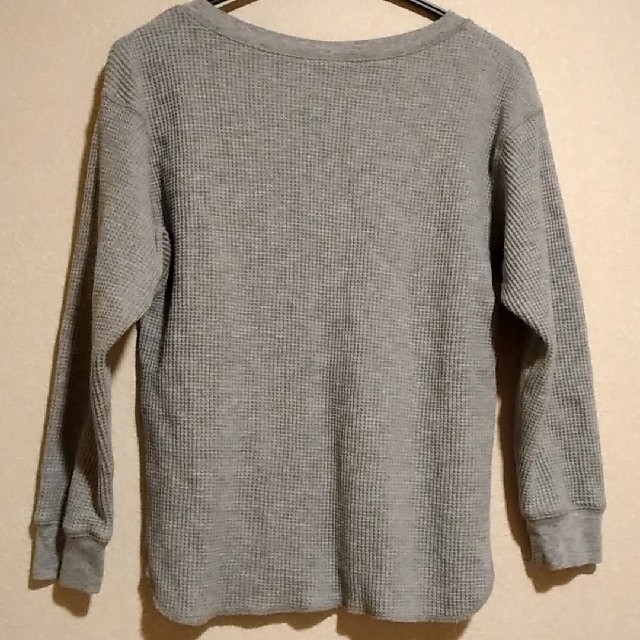 UNIQLO(ユニクロ)のユニクロ Vネック ワッフルT レディースのトップス(Tシャツ(長袖/七分))の商品写真