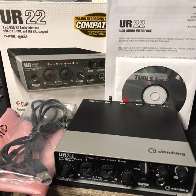 【美品】Steinberg UR22 オーディオインターフェース