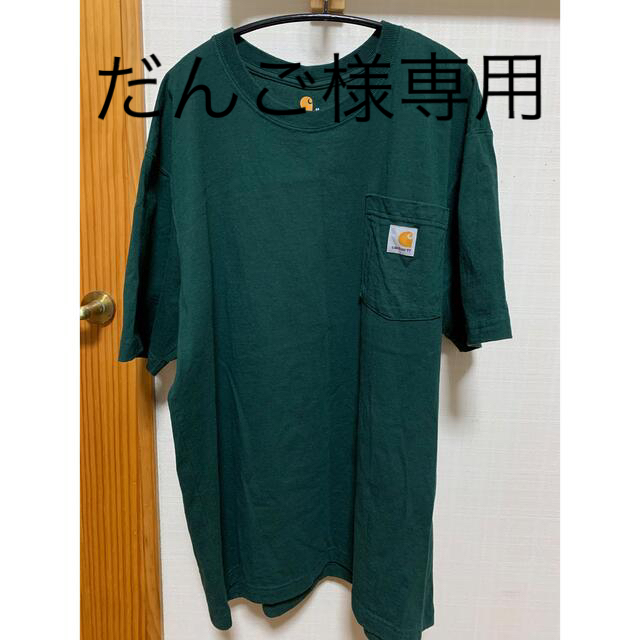 carhartt(カーハート)の(だんご様専用)美品 Carhartt 半袖Tシャツ グリーン メンズのトップス(Tシャツ/カットソー(半袖/袖なし))の商品写真