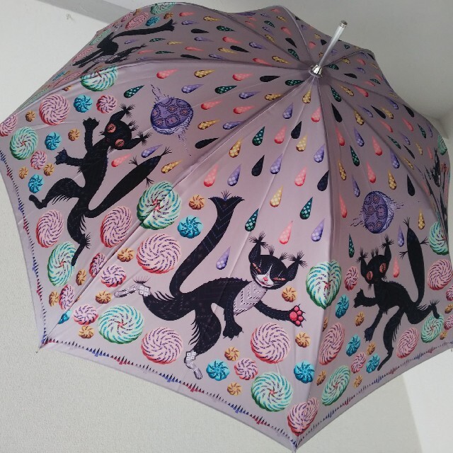 クラウス ハーパニエミ レインドロップ 猫 カラフル雨傘 | www
