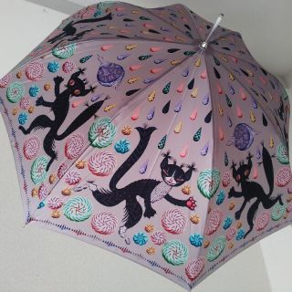 クラウス ハーパニエミ レインドロップ 猫 カラフル雨傘(傘)