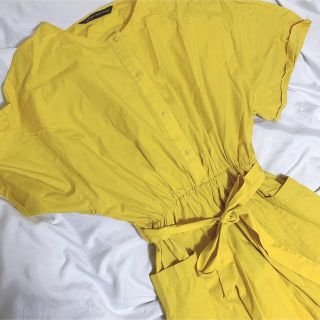 ビジネスバック ZARA イエロー ワンピース | academiadevendasmb.com.br