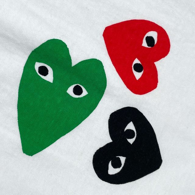 COMME des GARCONS(コムデギャルソン)のCOMME de GARCONS ギャルソンPlay プリント Tシャツ S レディースのトップス(Tシャツ(半袖/袖なし))の商品写真