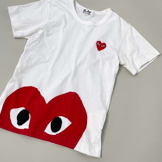 COMME des GARCONS(コムデギャルソン)のPLAY COMME des GARCONS ギャルソン Playワッペン S レディースのトップス(Tシャツ(半袖/袖なし))の商品写真