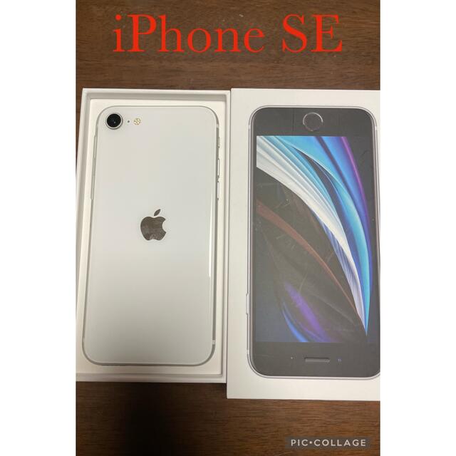 Apple(アップル)のiPhone SE 本体　ホワイト スマホ/家電/カメラのスマートフォン/携帯電話(スマートフォン本体)の商品写真