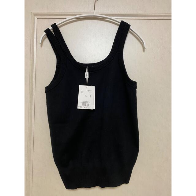 CLANE(クラネ)の【新品】CLANE / W STRAP KNIT CAMISOLE レディースのトップス(キャミソール)の商品写真