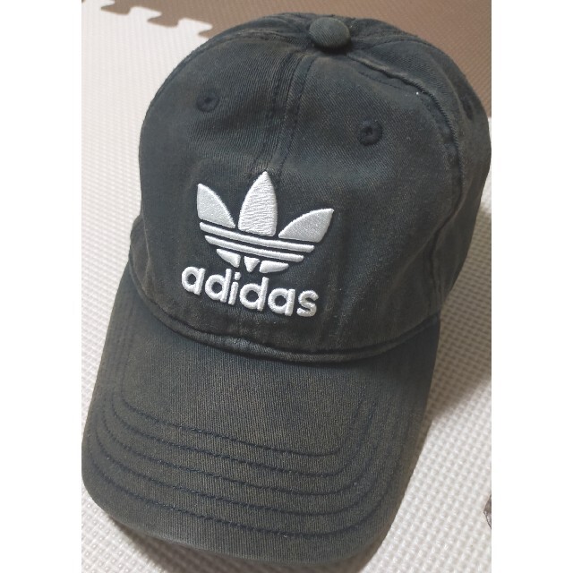 adidas(アディダス)の☆ASC-002 アディダス  キャップ 黒 フリーサイズ メンズの帽子(キャップ)の商品写真