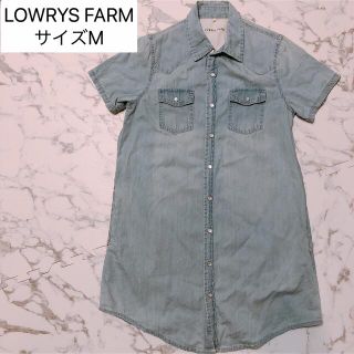 ローリーズファーム(LOWRYS FARM)のLOWRYS FARM サイズM デニムシャツ、ワンピース(シャツ/ブラウス(半袖/袖なし))